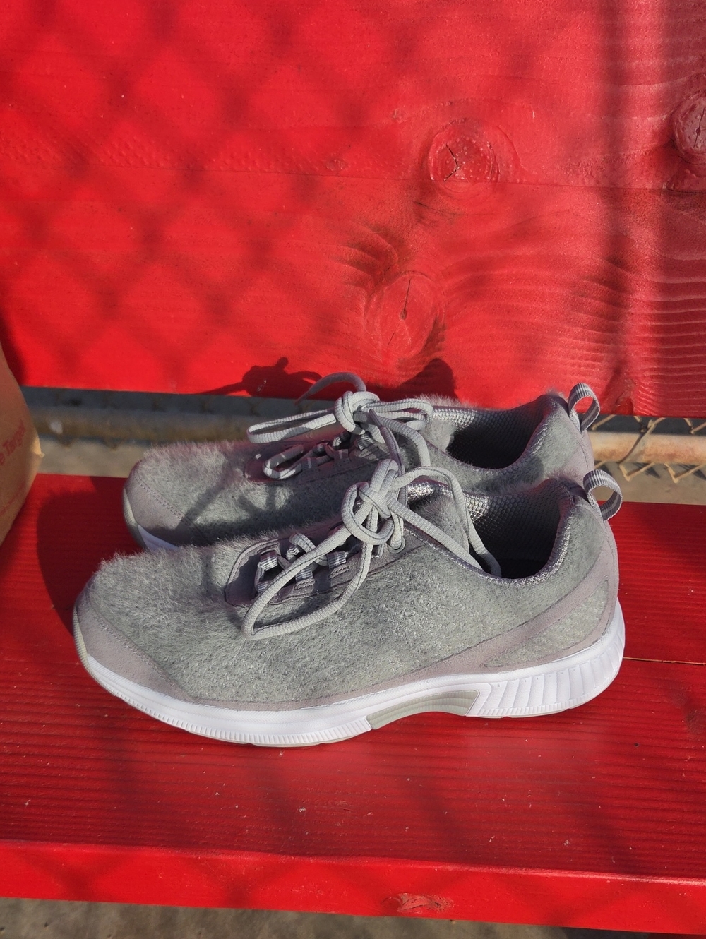 OrthoFeet 989 Coral Wool Womens Size 8 M Gray Low Orthotic Sneakers Shoes - Picture 4 of 12